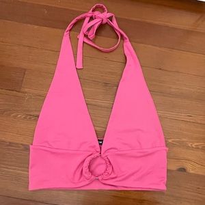 Never Worn Pink Halter Top!